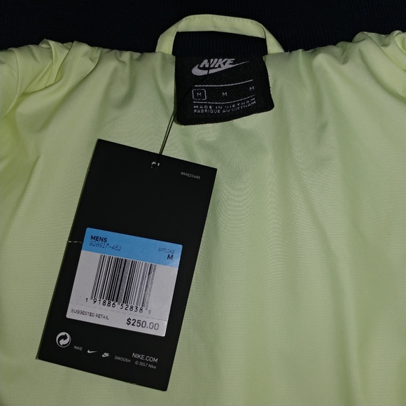 NWT NIKE SPORTSWEAR NSW MEN'S Bomber JACKET Size Medium - Picture 6 of 8
